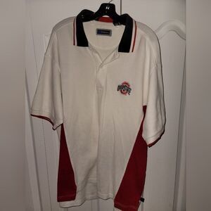 Vintage Holloway Ohio State University Buckeyes Polo Shirt Size 2XL